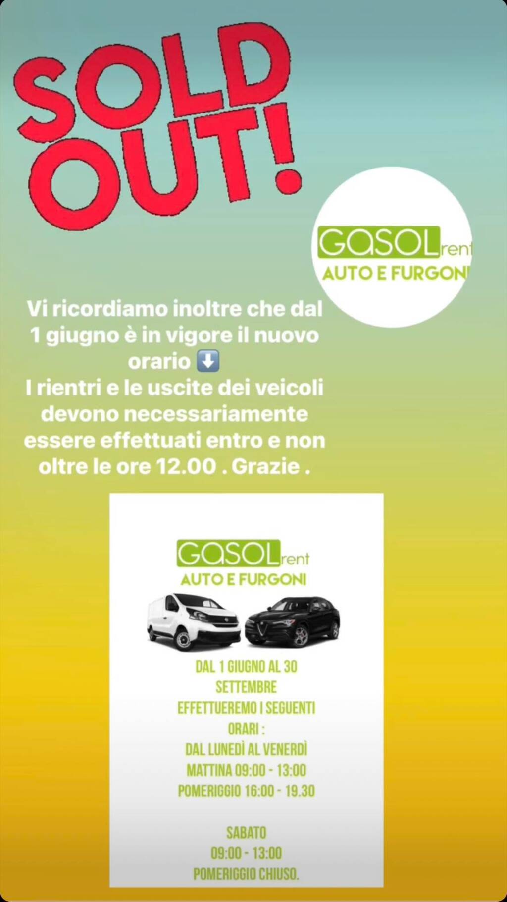 Instagram post from gasolrent_taranto. This post is in position 0.